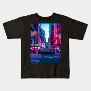 Evening sights of Akihabara Kids T-Shirt